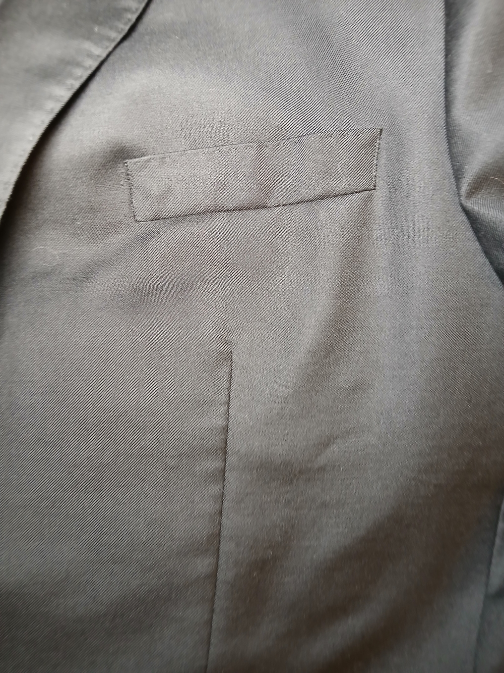 Calvin Klein Black Lined Jacket with Subtle Sheen - Picture 16 of 16
